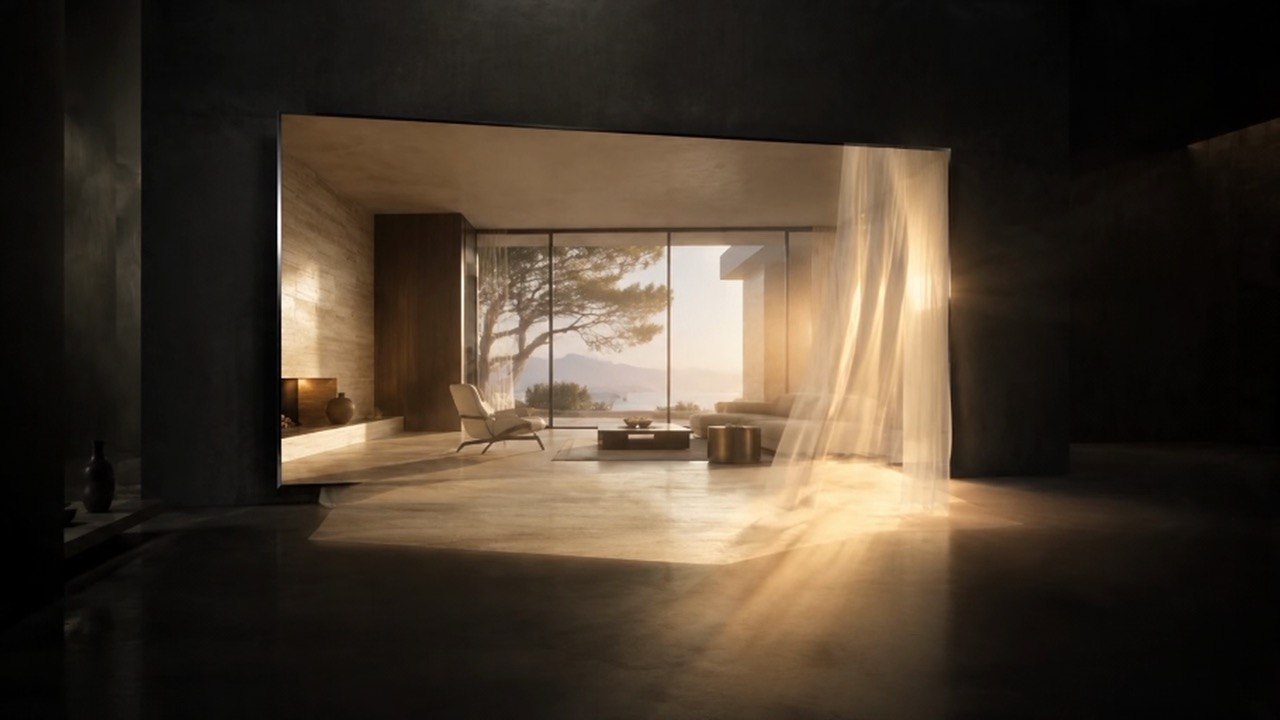 Break the Frame project cover showing a glowing architectural interior within a dark room