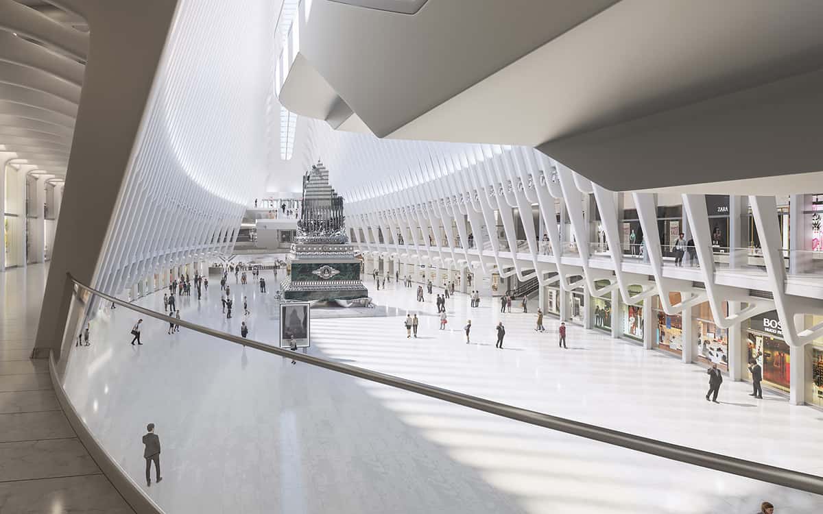 Wide public concourse view